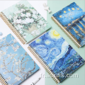 Hot Selling Oil Painting Spiral Notebook B5 Sketchbook